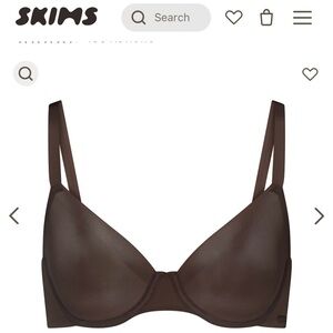 Skims no show unlined Demi bra